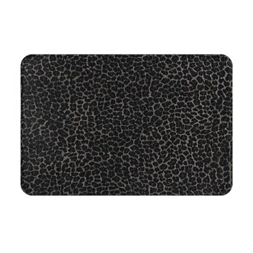 Bedruckter Türteppich für Badezimmer, Schlafzimmer und Büro, 40,6 x 61 cm, weich, rutschfest, modern, für den Innenbereich, Schwarz Bedruckter Türteppich für Badezimmer, Schlafzimmer und Büro, 40,6 x 61 cm, weich, rutschfest, modern, für den Innenbereich, Schwarz von DZBDWZXH