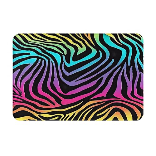 Bedruckter Türteppich für Badezimmer, Schlafzimmer und Büro, 40,6 x 61 cm, weich, rutschfest, modern, für den Innenbereich von DZBDWZXH