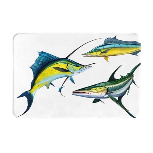 Bedruckter Türteppich für Badezimmer, Schlafzimmer und Büro, 40,6 x 61 cm, weich, rutschfest, modern, für den Innenbereich Bedruckter Türteppich für Badezimmer, Schlafzimmer und Büro, 40,6 x 61 cm, weich, rutschfest, modern, für den Innenbereich von DZBDWZXH