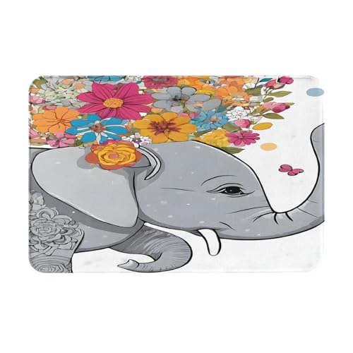 Bedruckter Türteppich für Badezimmer, Schlafzimmer und Büro, 40,6 x 61 cm, weicher rutschfester moderner Indoor-Teppich Bedruckter Türteppich für Badezimmer, Schlafzimmer und Büro, 40,6 x 61 cm, weicher rutschfester moderner Indoor-Teppich von DZBDWZXH