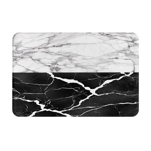 Bedruckter Türteppich für Badezimmer, Schlafzimmer und Büro, 40,6 x 61 cm, weicher rutschfester moderner Indoor-Teppich von DZBDWZXH
