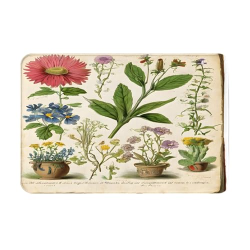 Bedruckter Türteppich für Badezimmer, Schlafzimmer und Büro, 40,6 x 61 cm, weicher rutschfester moderner Indoor-Teppich Bedruckter Türteppich für Badezimmer, Schlafzimmer und Büro, 40,6 x 61 cm, weicher rutschfester moderner Indoor-Teppich von DZBDWZXH