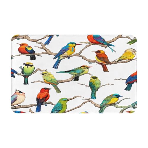 Bedruckter Türteppich für Badezimmer, Schlafzimmer und Büro, 50,8 x 80 cm, weich, rutschfest, modern, für den Innenbereich, 50,8 x 80 cm von DZBDWZXH