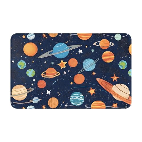 Bedruckter Türteppich für Badezimmer, Schlafzimmer und Büro, 50,8 x 80 cm, weich, rutschfest, modern, für den Innenbereich, 50,8 x 80 cm von DZBDWZXH