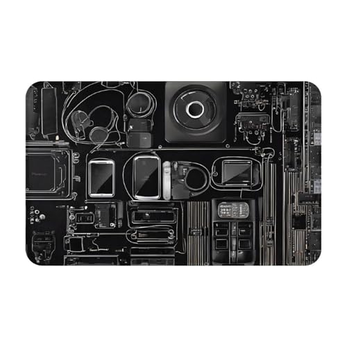 Bedruckter Türteppich für Badezimmer, Schlafzimmer und Büro, 50,8 x 80 cm, weich, rutschfest, modern, für den Innenbereich, 50,8 x 80 cm. Bedruckter Türteppich für Badezimmer, Schlafzimmer und Büro, 50,8 x 80 cm, weich, rutschfest, modern, für den Innenbereich, 50,8 x 80 cm. von DZBDWZXH