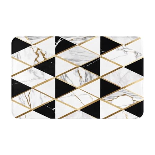 Bedruckter Türteppich für Badezimmer, Schlafzimmer und Büro, 50,8 x 80 cm, weicher rutschfester moderner Indoor-Teppich von DZBDWZXH