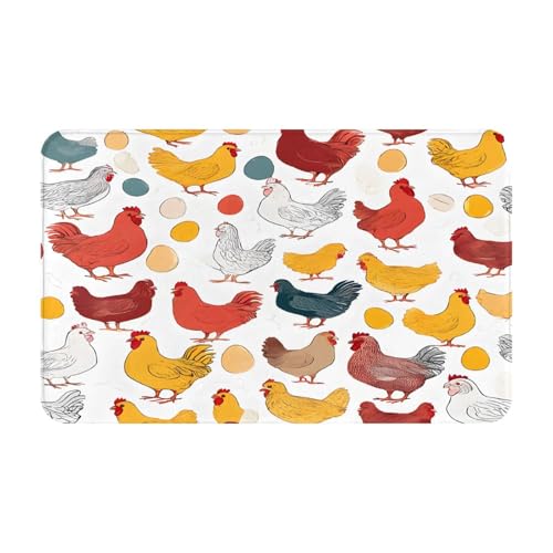 Bedruckter Türteppich für Badezimmer, Schlafzimmer und Büro, 50,8 x 80 cm, weicher rutschfester moderner Indoor-Teppich Bedruckter Türteppich für Badezimmer, Schlafzimmer und Büro, 50,8 x 80 cm, weicher rutschfester moderner Indoor-Teppich von DZBDWZXH