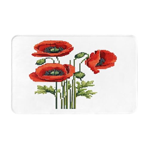 Bedruckter Türteppich für Badezimmer, Schlafzimmer und Büro, 50,8 x 80 cm, weicher rutschfester moderner Indoor-Teppich Bedruckter Türteppich für Badezimmer, Schlafzimmer und Büro, 50,8 x 80 cm, weicher rutschfester moderner Indoor-Teppich von DZBDWZXH