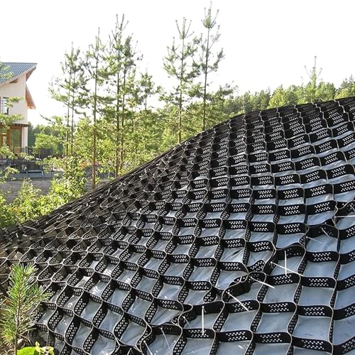 Geogrid Geogitter, Geocell-Bodengitter, Gartenkies-Gitter, Stabilisator für Gehweg/Auffahrt von DZDZXQG