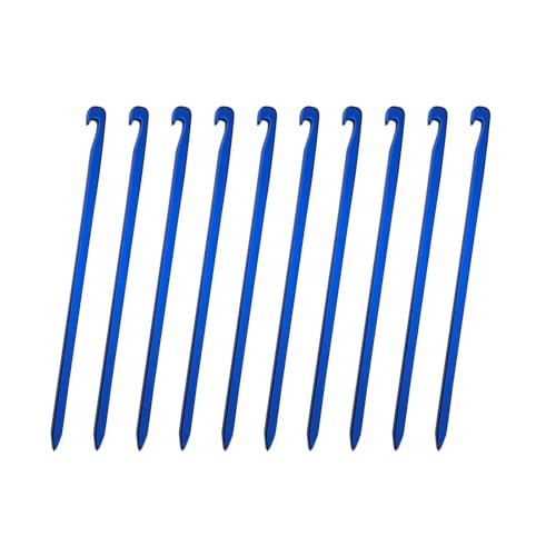 10 PCs Canopy Stakes Aluminiumlegierung Zelt Peg Outdoor Camping Stakes Yard Peg Zum Befestigen Von Zelt Planen Markiematte Für Campinganker von DZHCBNE