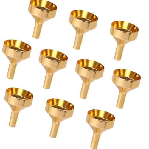 10pcs Metall Parfums Trichter Kosmetische Trichter Metallstruktur Zur Bequemen Füllung Flaschen Ohne Verschüttung von DZHCBNE