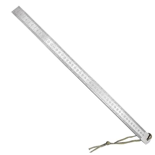 1Stück Edelstahl Lineal, Gerade Kante Lineale Präzisionsmessung Mit 4mm/5mm Dickes Design, 53cm Lineale, Für Lehrer Und Professionelle 1Stück Edelstahl Lineal, Gerade Kante Lineale Präzisionsmessung Mit 4mm/5mm Dickes Design, 53cm Lineale, Für Lehrer Und Professionelle von DZHCBNE