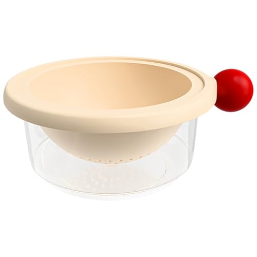 2 Layer Colander Home Dekoration Kitchen Lebensmittelbehälter Multifunktionen Für Gesunde Fruchtwaschmaschine Elegant von DZHCBNE