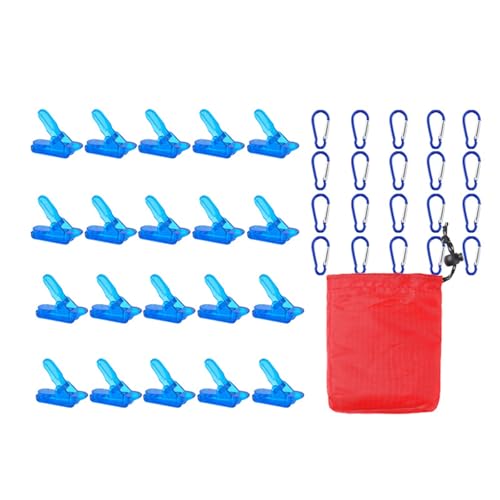 20pcs Plane Clip Clip Windproof Grip Tarpaulin Markisen Klemmen Grip Für Outdoor Aktivitätslager Zelt Wandercamping Camping Markise Klemmen von DZHCBNE