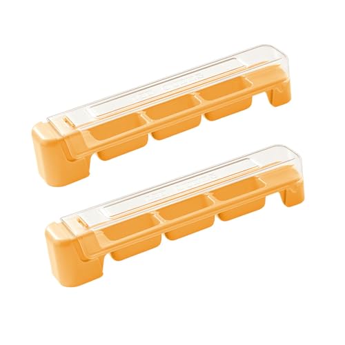 2pcs Flexible Eiswürfel Maker Eiswürfel Tablett Rechteckige Form Eiswürfel Formen Eisformen Für Plastikstruktur Für Getränke von DZHCBNE