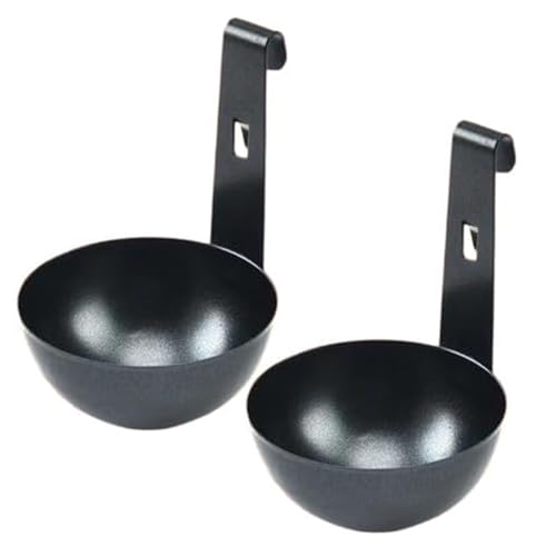 2pcs Praktische Hangable Eggs Poacher Edelstahlbecher Für Perfekte Pochierte Eier Hängenbares Design Einfaches Kochen von DZHCBNE