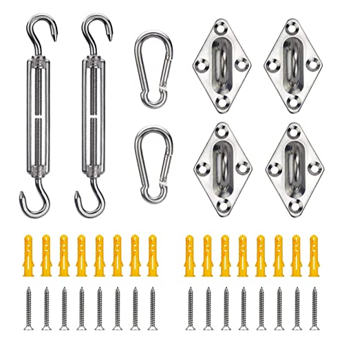 40pcs Für Sun Shade Segel Hardware Kit 304 Edelstahl Sonnenschirme Installation Kit Outdoor Segel Schatten Hardware Sonne Hochleistungs Installation Für Rechteck Edelstahl 40pcs Für Sun Shade Segel Hardware Kit 304 Edelstahl Sonnenschirme Installation Kit Outdoor Segel Schatten Hardware Sonne Hochleistungs Installation Für Rechteck Edelstahl von DZHCBNE