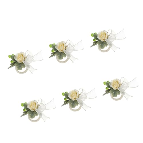 6pcs Einzigartige Blumen Serviettenhalter Tischringe Blumenthema Serviettenhalter Für Die Schaffung Bezaubernder Essumgebung 6pcs Einzigartige Blumen Serviettenhalter Tischringe Blumenthema Serviettenhalter Für Die Schaffung Bezaubernder Essumgebung von DZHCBNE