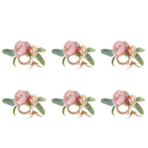 6pcs Einzigartige Blumen Serviettenhalter Tischringe Blumenthema Serviettenhalter Für Die Schaffung Bezaubernder Essumgebung 6pcs Einzigartige Blumen Serviettenhalter Tischringe Blumenthema Serviettenhalter Für Die Schaffung Bezaubernder Essumgebung von DZHCBNE