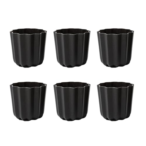 6pcs Nicht Stick Backformen Für Cannel Kuchen Aluminiumlegierung Muffins Tablett Praktische Dessert Backwaren Für Den Täglichen Gebrauch von DZHCBNE
