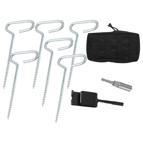 9 Pack Pegs Camping Ausrüstung Zelt Installation Zeltzubehör Für Picknicks Und Eisfischerei Aus Der Außenseite des Campingausrüstes Installieren. von DZHCBNE