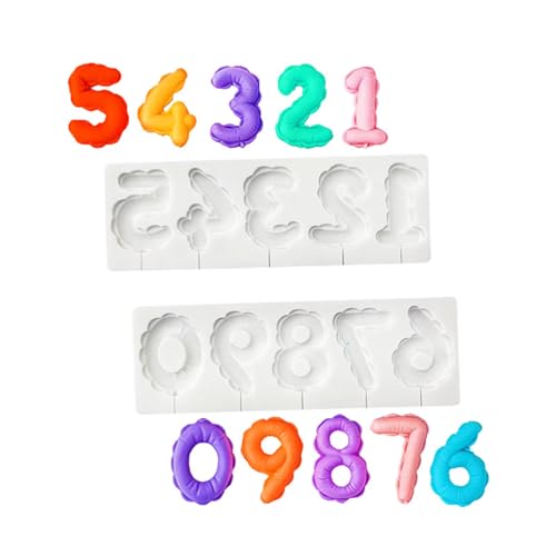 Ballonzahlen Silikonformen Fondant Mousses Kuchenformen Machen Gebäck Schokoladenformen Backdekorationswerkzeug Unstall Ballonzahlen Silikonformen Fondant Mousses Kuchenformen Machen Gebäck Schokoladenformen Backdekorationswerkzeug Unstall von DZHCBNE