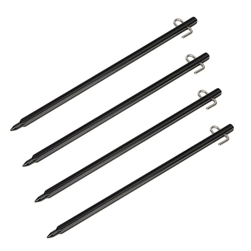 Camping Zelteinsätze Aluminium Zelteinsätze Stecker Garten Bodenanker Mit Haken Windschutz Camp Spikes Baldachin Nägel Camping von DZHCBNE