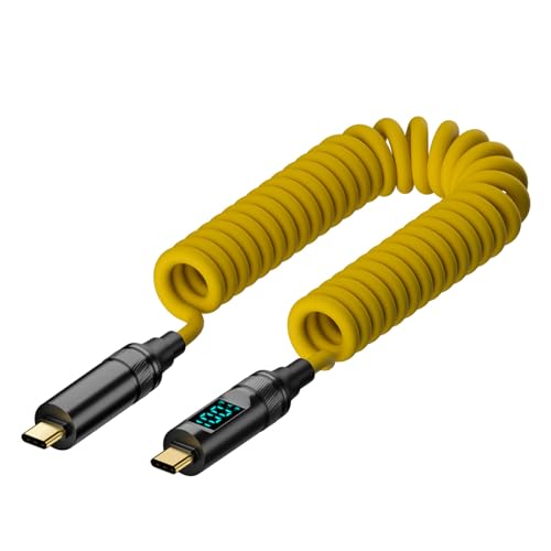 DZHCBNE 100W USB C Zu USB C Springkabel Mit Digitalem Ausleger 1 8m Für Video Und Datenübertragung DZHCBNE 100W USB C Zu USB C Springkabel Mit Digitalem Ausleger 1 8m Für Video Und Datenübertragung von DZHCBNE