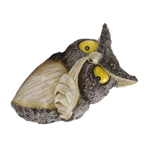 DZHCBNE Harzschuh Eulendekoration Für Bäume Und Wandgarten Shh Ornament Wetterfeste Harzeule Für Garten DZHCBNE Harzschuh Eulendekoration Für Bäume Und Wandgarten Shh Ornament Wetterfeste Harzeule Für Garten von DZHCBNE