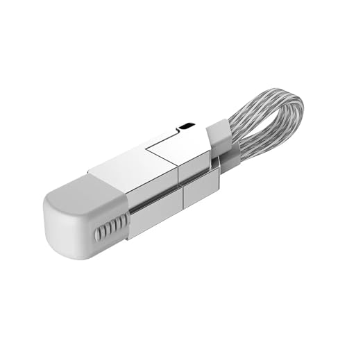 DZHCBNE Zink Legierung Ladekabel 60W Lade 4 Portkompatibilitätsdaten Synchronisieren Zwischen Telefoncomputern von DZHCBNE
