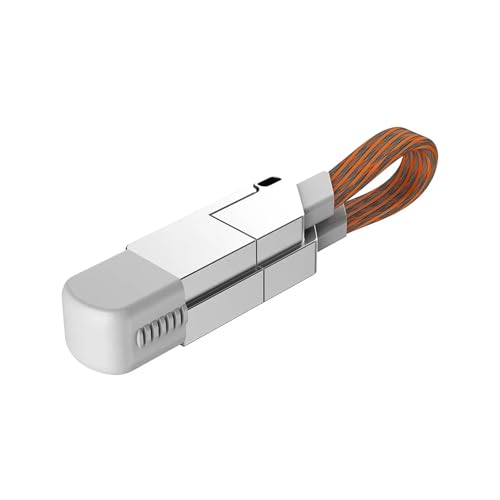 DZHCBNE Zink Legierung Ladekabel 60W Lade 4 Portkompatibilitätsdaten Synchronisieren Zwischen Telefoncomputern von DZHCBNE