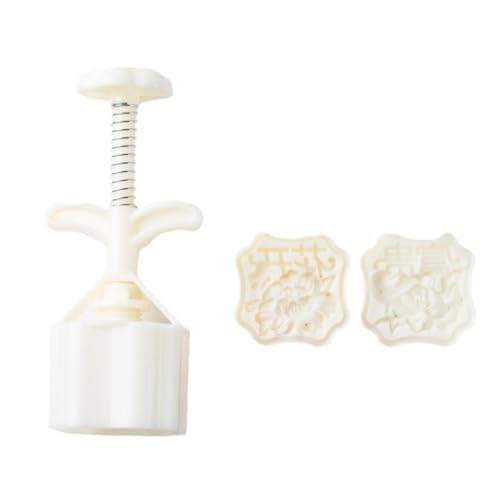 Einfach Zu Bedienende Backformen Praktische 75 G Mondkuchen Drücken Sie Formen Mit Zartem Blütenform Stempel Für Bäcker von DZHCBNE