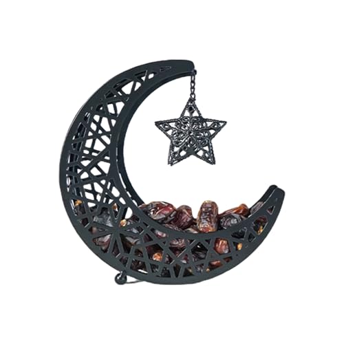 Eisenhöhle Mondform Tablett Für Eid Feier Dessert Und Gebäck Die Teller Servieren Snacks Lagerbehälter Servieren von DZHCBNE