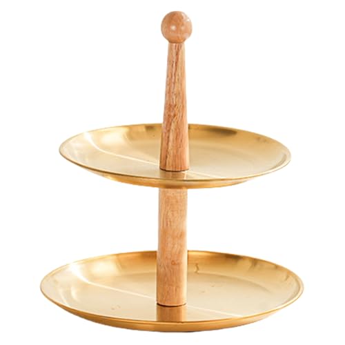 Elegante 2/3 Layer Obst Und Süßigkeitenständer Aus 2/3Layer Edelstahlständer Für Kuchen Und Herzhafte Leckereien von DZHCBNE