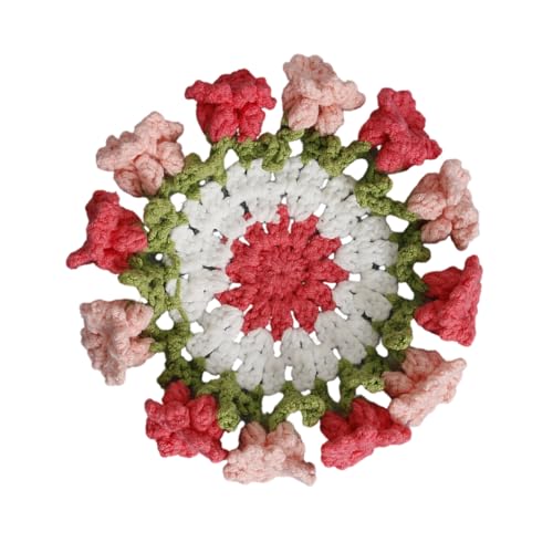 Elegante Gewebte Untersetzer Häkelblüten Getränke Matte Handgewebtes Isolierkissen Hitzebeständiges Esstisch Tischemat Accessoire Elegante Gewebte Untersetzer Häkelblüten Getränke Matte Handgewebtes Isolierkissen Hitzebeständiges Esstisch Tischemat Accessoire von DZHCBNE