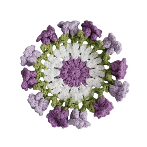 Elegante Gewebte Untersetzer Häkelblüten Getränke Matte Handgewebtes Isolierkissen Hitzebeständiges Esstisch Tischemat Accessoire Elegante Gewebte Untersetzer Häkelblüten Getränke Matte Handgewebtes Isolierkissen Hitzebeständiges Esstisch Tischemat Accessoire von DZHCBNE