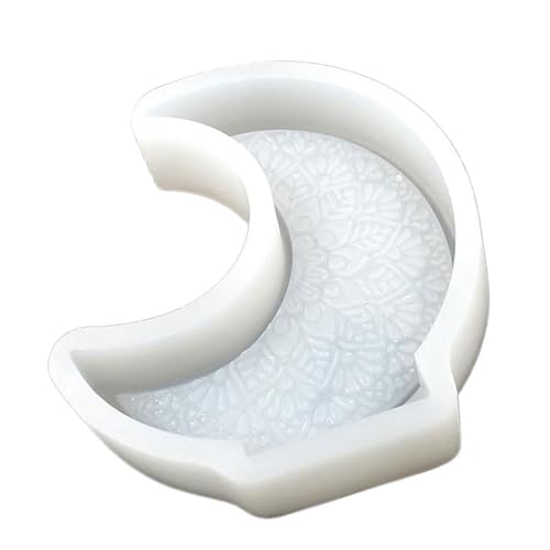 Fondant Schokoladenform Moon Burles Muster Silikonform Duft Kerze Schimmel Festival Tisch Ornament Werkzeug von DZHCBNE