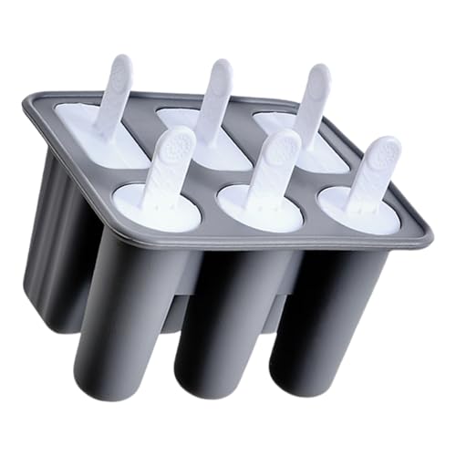 Hitzebeständige Silikon Eisformen Mit Abnehmbarem Stock Kreativ 6 Fächer Maschinenschale Maker Tablett Hitzebeständige Silikon Eisformen Mit Abnehmbarem Stock Kreativ 6 Fächer Maschinenschale Maker Tablett von DZHCBNE