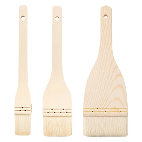 Packung Mit 3 Weichen Wollborsten Backbürstenweiche Faserborsten Zum Grillen Von Kuchen Und Gebäck Ergonomisch Nicht Zum Schluss Grip Packung Mit 3 Weichen Wollborsten Backbürstenweiche Faserborsten Zum Grillen Von Kuchen Und Gebäck Ergonomisch Nicht Zum Schluss Grip von DZHCBNE