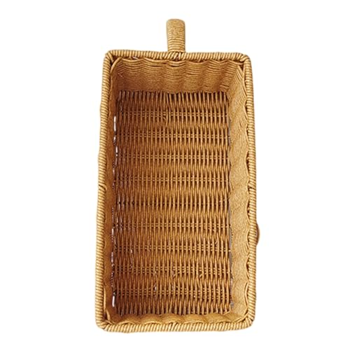 Plastik Rattan Finishing Korb Für Schreibtisch Organisation Desktop Artikel Tragbarer Küchenlagerbehälter Plastik Rattan Finishing Korb Für Schreibtisch Organisation Desktop Artikel Tragbarer Küchenlagerbehälter von DZHCBNE