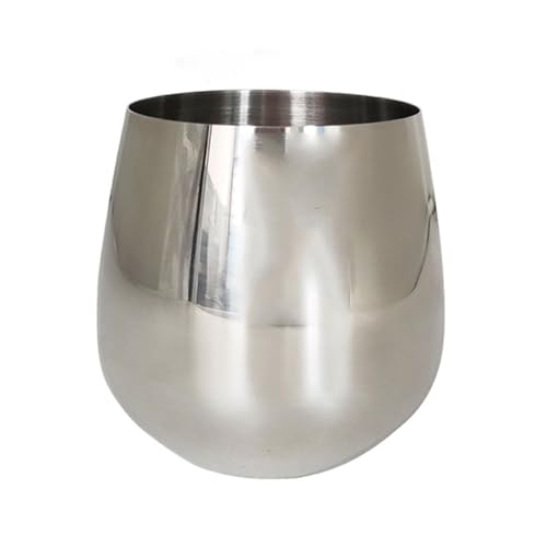 Premium 304 Edelstahl Weinglas 550 Bruchsicher Und Isolierter Tasse Ideal Für Camping Und Partys von DZHCBNE