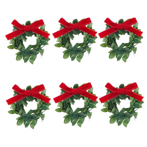 Set Von 6 Gewebehaltern Pflanzen Weihnachtsgewebeschnallen Weihnachtspflanze Servietti Ringe Für Gewebedekore Geeignet Set Von 6 Gewebehaltern Pflanzen Weihnachtsgewebeschnallen Weihnachtspflanze Servietti Ringe Für Gewebedekore Geeignet von DZHCBNE