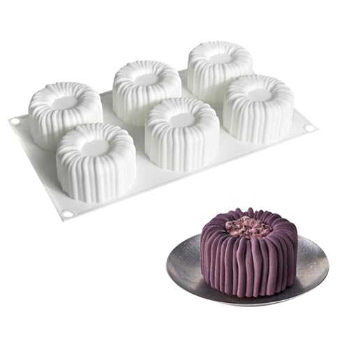 Silikonformen Zum Backen Von Schokoladen Mehrzweck 6 Hohlraum Silikon Mousses Kuchenformen Zum Leicht Backen von DZHCBNE