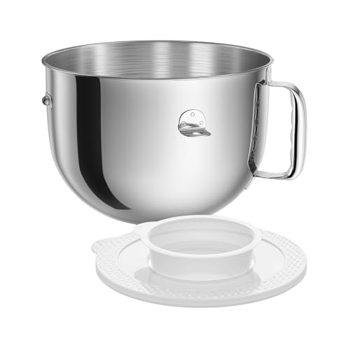 Standmixer Kopfschüssel Deckel Edelstahl Mixer Schüssel Mixer Schüssel Deckelmixer Accessoire Mixing Bowl Deckel Für 6QT Modell von DZHCBNE