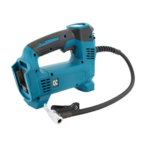 Tragbarer Reifeninflator Für Batterie 18 V Kabelluftkompressor 160psi Elektrische Luftpumpen Mit LCD Messgerät Und LED Lampe von DZHCBNE