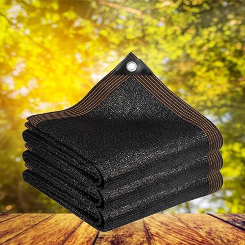 1x2m,2x3m,2.5x6m,3x4m,5x5m,Beschattungsnetz, Garten Schattennetz, Sonnenschutznetz, Rechteckiges Sonnensegel, Wind Schattierungsnetz,Balkon-Sichtschutznetz, Schwarz.,2.5x4m(8.2 * 13.1ft) von DZHTUF