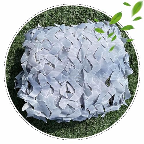 DZHTUF Graues Camouflage Netz, Professionelles Tarnnetz, Schattennetz, Leichtes Oxford-Gewebe, Strapazierfähiges Sonnenschutznetz, Verstärktes Militärisches Jagd Tarnung Net,Grey-6x8m/19.7x26.2ft DZHTUF Graues Camouflage Netz, Professionelles Tarnnetz, Schattennetz, Leichtes Oxford-Gewebe, Strapazierfähiges Sonnenschutznetz, Verstärktes Militärisches Jagd Tarnung Net,Grey-6x8m/19.7x26.2ft von DZHTUF