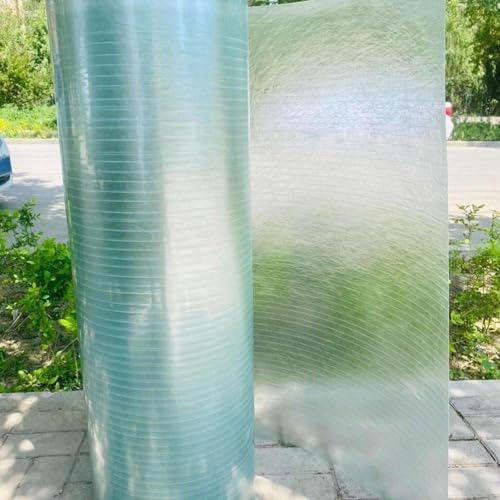 Polycarbonat-Dachplatte, Klare Acryl-Kunststoffplatten, Wetterbeständige Transparente Gewächshaus-Dachabdeckung, Für Pergola Garten Balkon Vordächer Garagen von DZHTUF