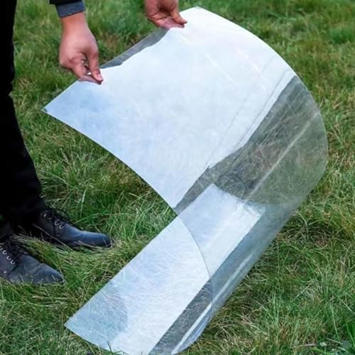 Polycarbonat-Dachplatten, Transparente Acrylglas Platten, 0,8mm Dicke Kunststoff-Ersatzplatten, Tageslichtplatten, UV-Beständige Wasserdichte Dachabdeckung Polycarbonat-Dachplatten, Transparente Acrylglas Platten, 0,8mm Dicke Kunststoff-Ersatzplatten, Tageslichtplatten, UV-Beständige Wasserdichte Dachabdeckung von DZHTUF