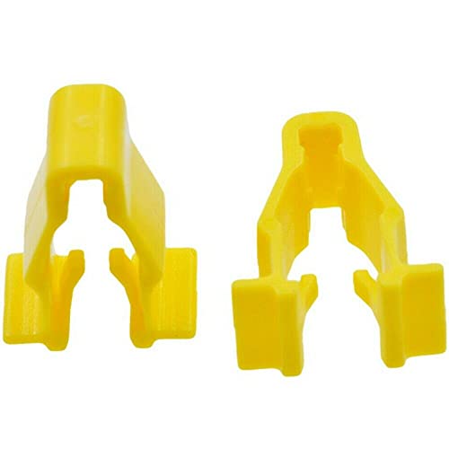 DZMZL 15 Stoßstange Kotflügel Radlauf Zierleisten Clips Zierleiste Halter gelb für Honda CR-V 2012-2018 HR-V 2016-2018 Pilot 2016-2018 Ridgeline 2017-2018 von DZMZL